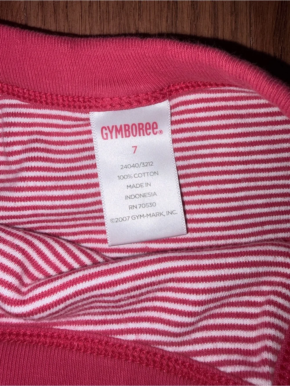 Gymboree Red Striped Tank Top Sz 7